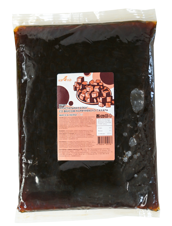 Желе «Хрустальная боба» со вкусом коричневого сахара 1кг