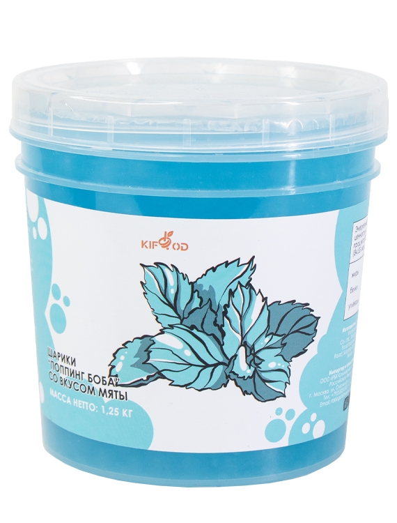 Шарики «Поппинг боба» со вкусом мяты 1,25кг